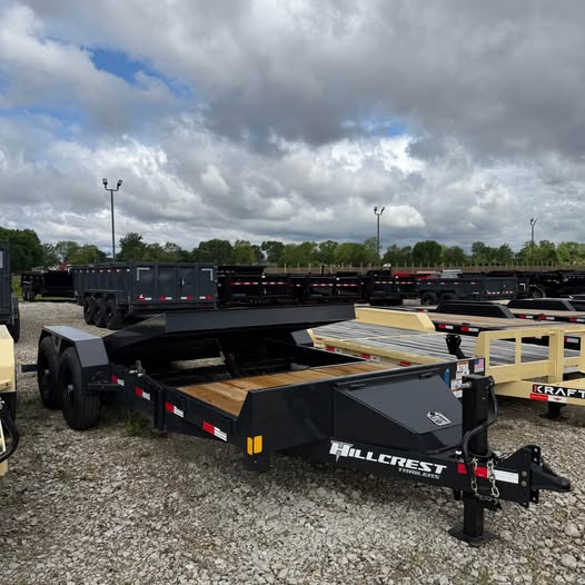 Hillcrest 82x20 Split Tilt Equipment Trailer - SKU 002129