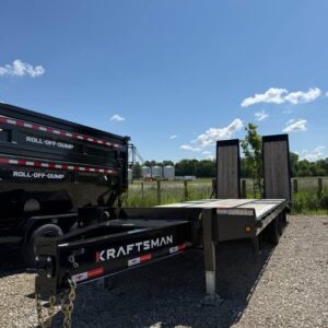 Kraftsman 102 x 25 Bumper Pull Flatbed Trailer - SKU 003605