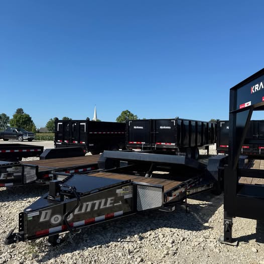 Doolittle 82 x 20 Split Tilt Equipment Trailer - SKU 074650