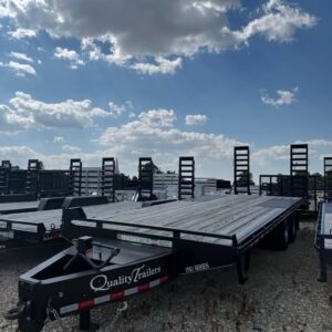 Quality 101.5x25 Bumper Pull Flatbed Trailer - SKU 002360