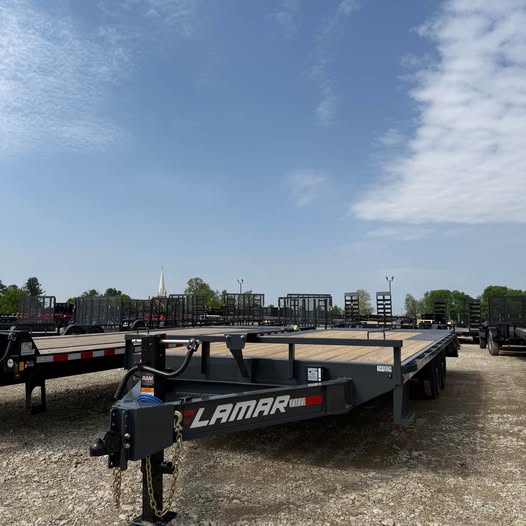 Lamar 102 x 22 Bumper Pull Flatbed Trailer - SKU 141879