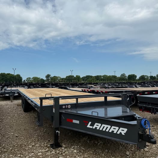 Lamar 102 x 25 Bumper Pull Flatbed Trailer - SKU 144363