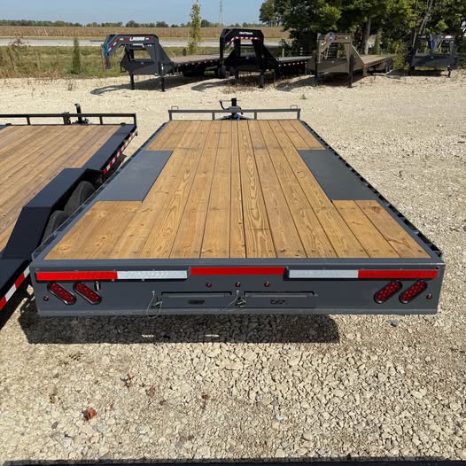 Lamar 102 x 20 Bumper Pull Flatbed Trailer - SKU 147315 - Image 2