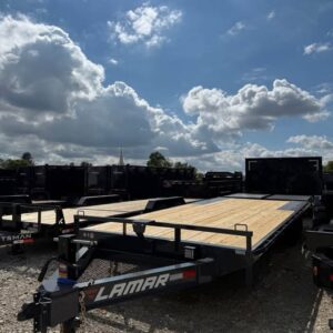 Lamar 102 x 24 Bumper Pull Flatbed Trailer - SKU 147323
