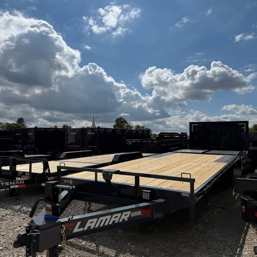 Lamar 102 x 24 Bumper Pull Flatbed Trailer - SKU 147323