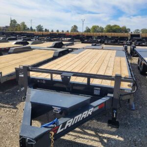 Lamar 102 x 24 Bumper Pull Flatbed Trailer - SKU 147321