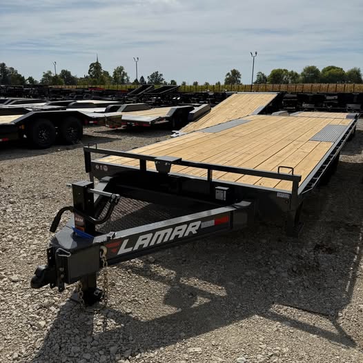 Lamar 102 x 20 Bumper Pull Flatbed Trailer - SKU 147315
