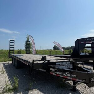 Quality 101.5x25 Bumper Pull Flatbed Trailer - SKU 002362