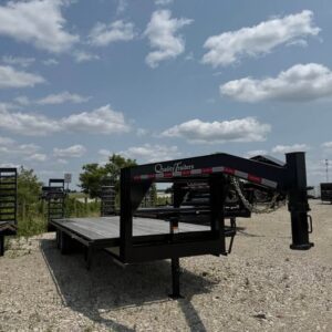 Quality 101.5x24 Gooseneck Flatbed Trailer - SKU 000167