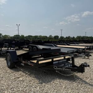 Quality 80x14 Split Tilt Equipment Trailer - SKU 002364