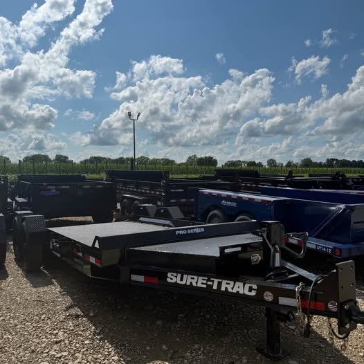 Sure Trac 80 x 16 Drop Deck Trailer - SKU 464683