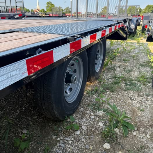 Sure Trac 102 x 25 Bumper Pull Flatbed Trailer - SKU 440111 - Image 2