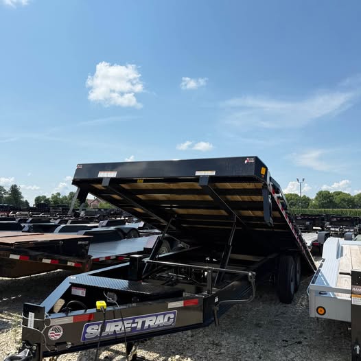 Sure Trac 102 x 22 Full Deckover Tilt Trailer - SKU 468272