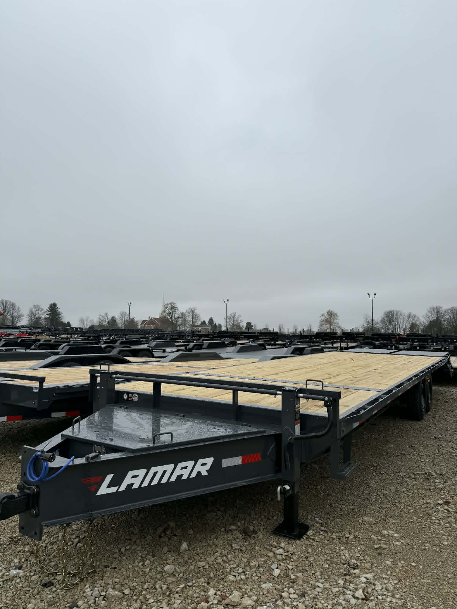 Lamar 102 x 30 Bumper Pull Flatbed Trailer - SKU 149145