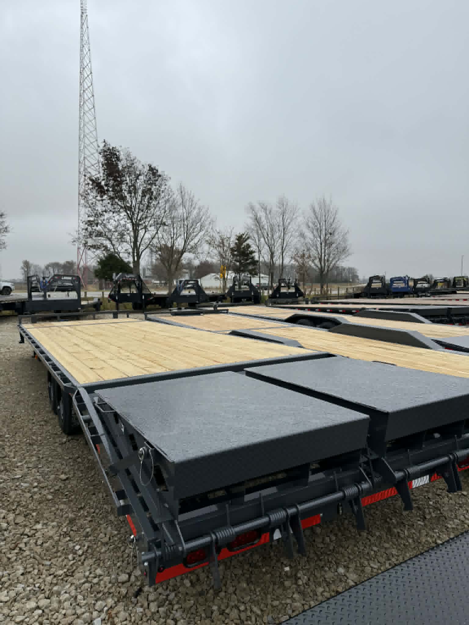 Lamar 102 x 30 Bumper Pull Flatbed Trailer - SKU 149145 - Image 3