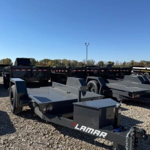 Lamar 59 x 10 Split Tilt Equipment Trailer - SKU 147973