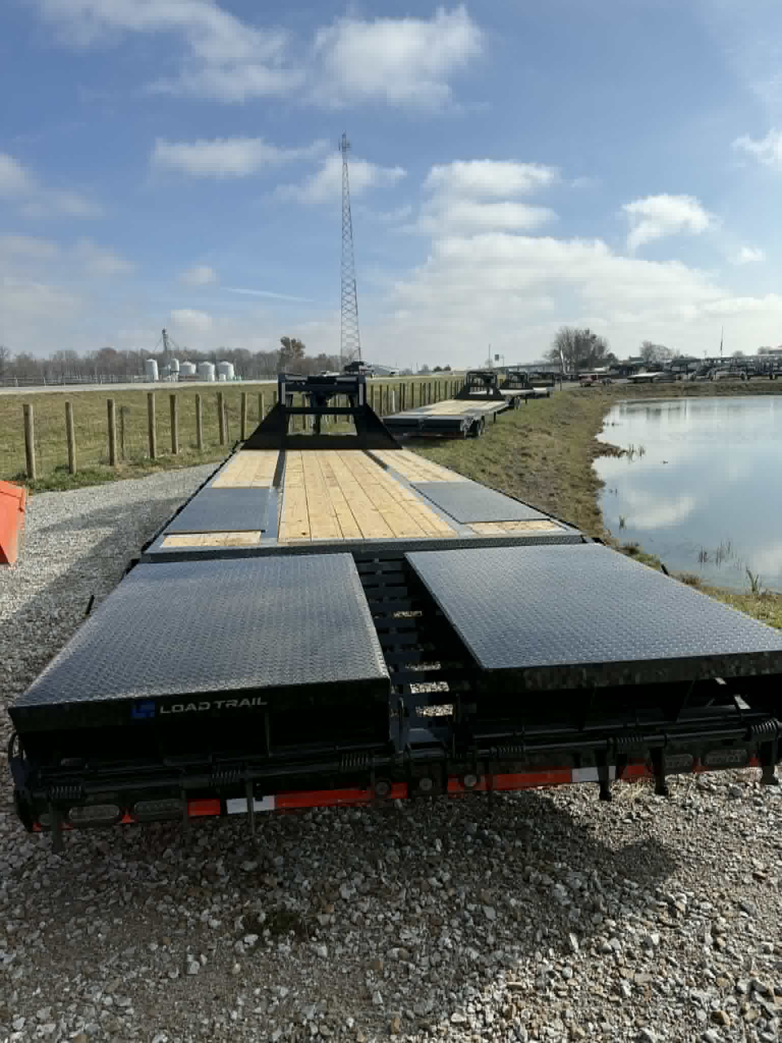 Load Trail 102 x 28 Gooseneck Flatbed Trailer - SKU 372701 - Image 2