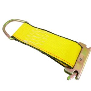 6" Rope Tie Offs With D Ring & E-Track Spring Fitting - 1,000 Lbs WLL