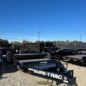 Sure Trac 82 x 20 Split Tilt Equipment Trailer - SKU 460366