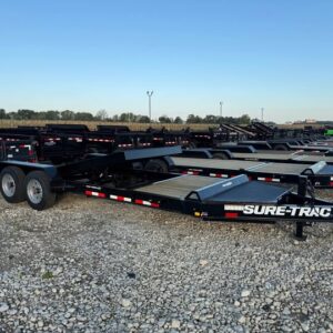 Sure Trac 82 x 20 Split Tilt Equipment Trailer - SKU 460366