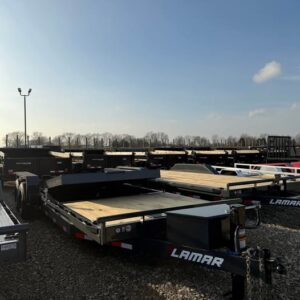 Lamar 83 x 22 Split Tilt Equipment Trailer - SKU 149772