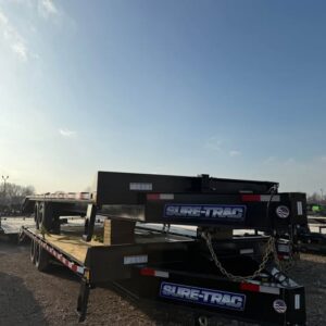 Sure Trac 102 x 25 Bumper Pull Flatbed Trailer - SKU 479339