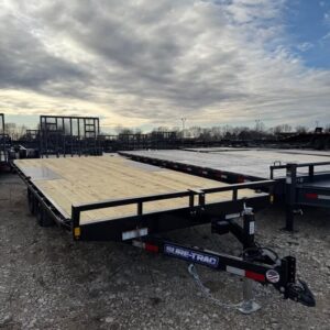 Sure Trac 102 x 18 Bumper Pull Flatbed Trailer - SKU 478889