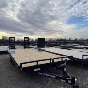 Sure Trac 102 x 20 Bumper Pull Flatbed Trailer - SKU 475513