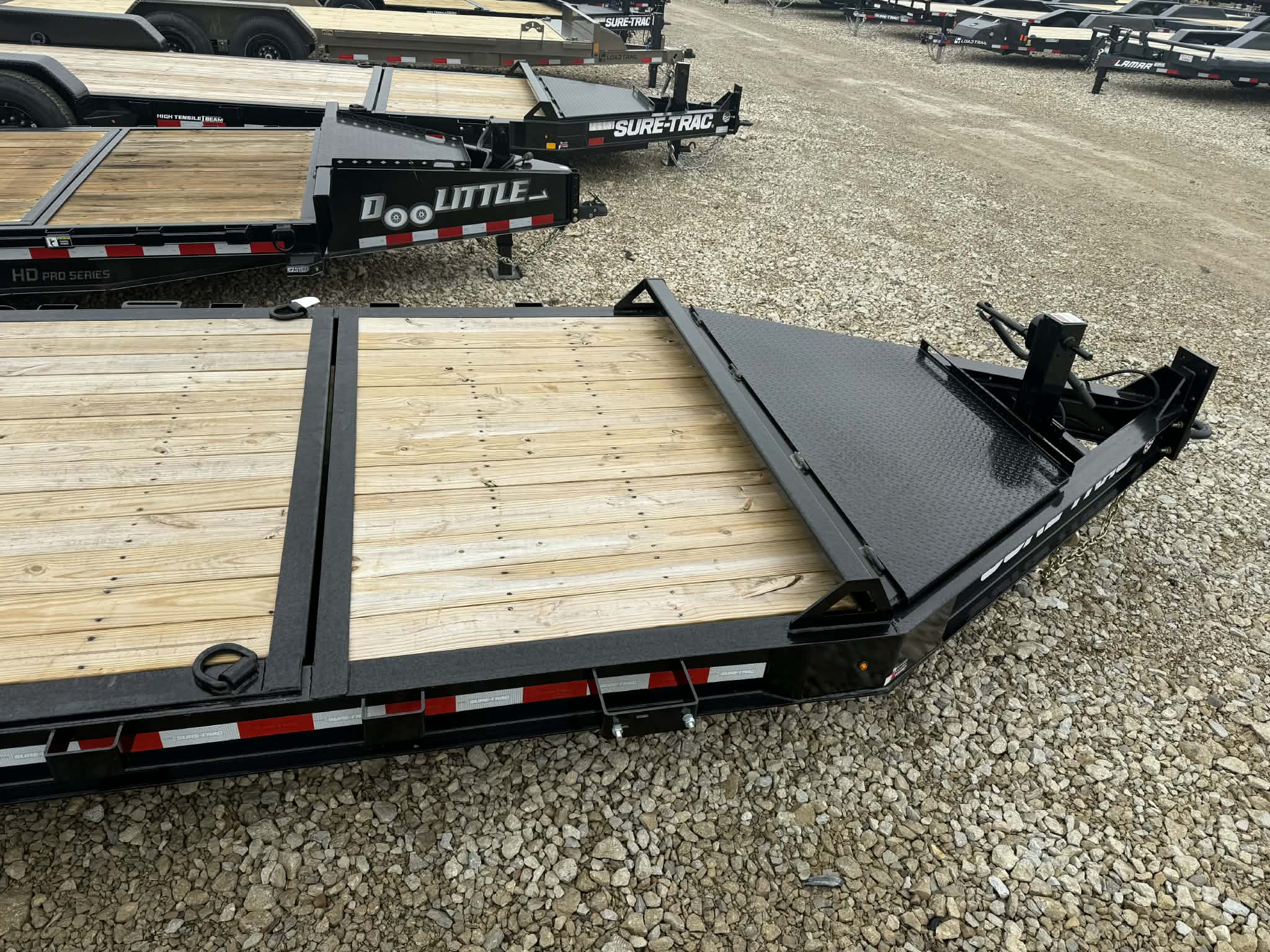 Sure Trac 82 x 22 Split Tilt Equipment Trailer - SKU 460426 - Image 2