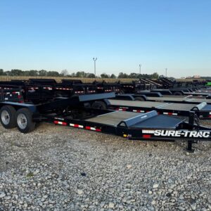 Sure Trac 82 x 20 Split Tilt Equipment Trailer - SKU 460367