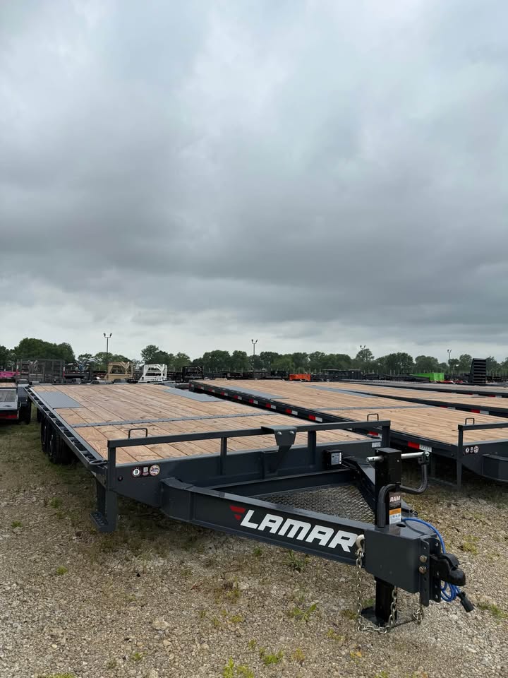 Lamar 102 x 22 Bumper Pull Flatbed Trailer - SKU 151009