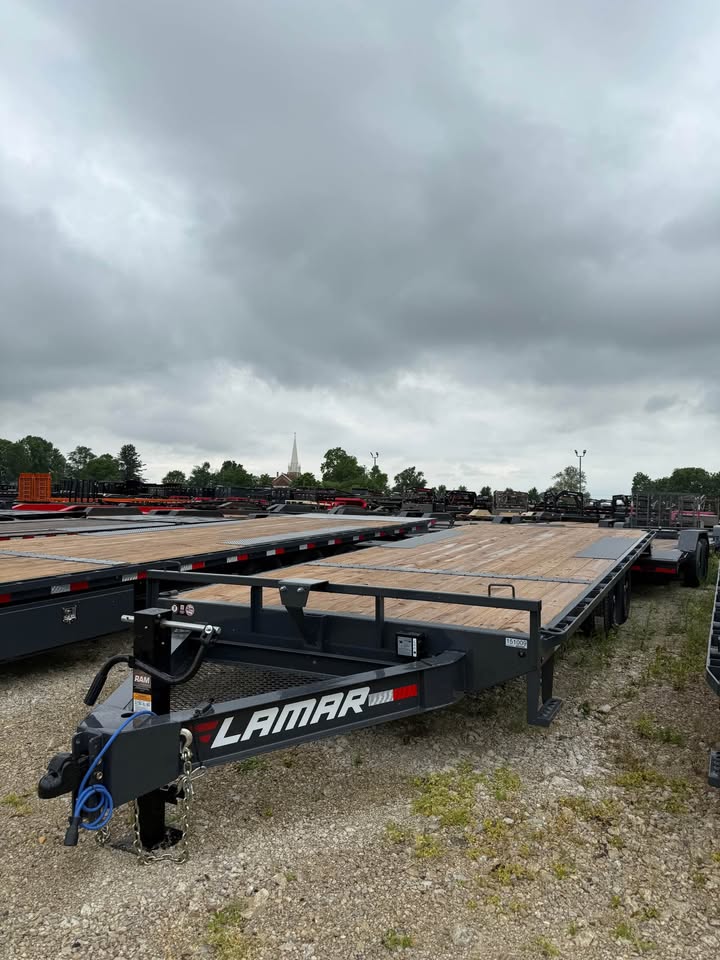 Lamar 102 x 22 Bumper Pull Flatbed Trailer - SKU 151009 - Image 2