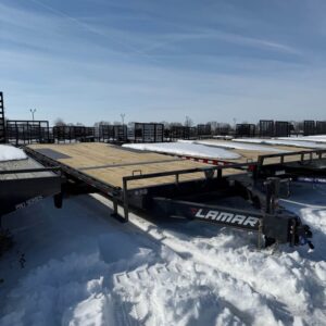 Lamar 102 x 22 Bumper Pull Flatbed Trailer - SKU 151009