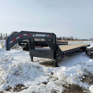 Lamar 102 x 40 Gooseneck Flatbed Trailer - SKU 150556