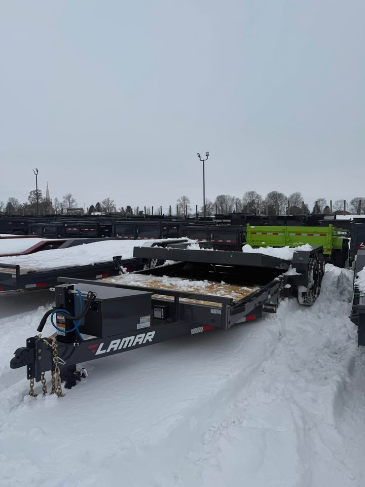 Lamar 83 x 20 Split Tilt Equipment Trailer - SKU 151270