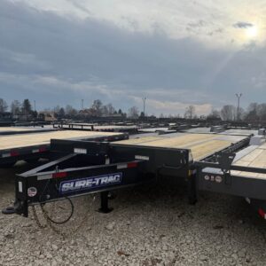 Sure Trac 102 x 25 Bumper Pull Flatbed Trailer - SKU 482663