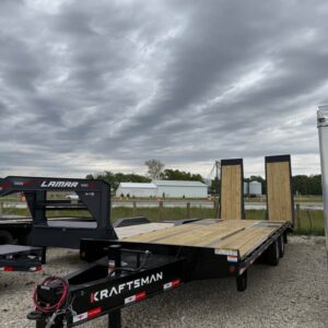 Kraftsman 102 x 25 Bumper Pull Flatbed Trailer - SKU 004500