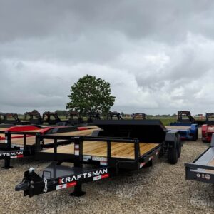 Kraftsman 83 x 22 Split Tilt Equipment Trailer - SKU 004623