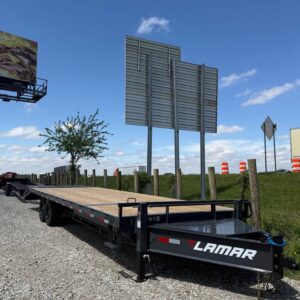 Lamar 102 x 30 Bumper Pull Flatbed Trailer - SKU 153424