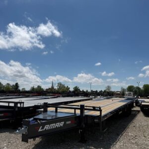 Lamar 102 x 32 Bumper Pull Flatbed Trailer - SKU 153323