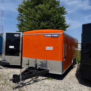 Sure Trac 102 x 20 Enclosed Cargo Trailer Loaded with Landscape Package - SKU 482006