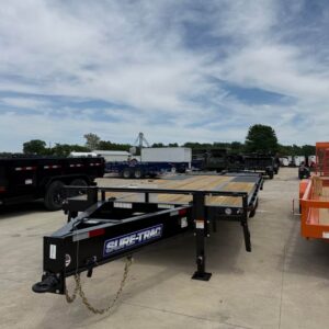 Sure Trac 102 x 25 Bumper Pull Flatbed Trailer - SKU 490374