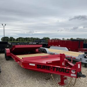 Sure Trac 82 x 22 Split Tilt Equipment Trailer - SKU 489954