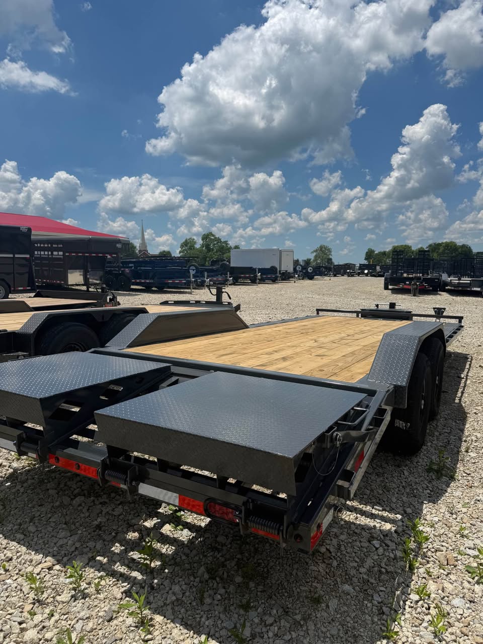 Lamar 102 x 22 Fender Equipment Trailer - SKU 155813 - Image 4