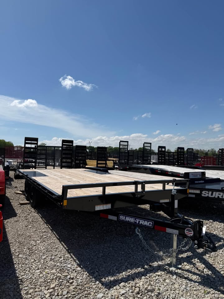 Sure Trac 102 x 20 Bumper Pull Flatbed Trailer - SKU 492442 - Image 2