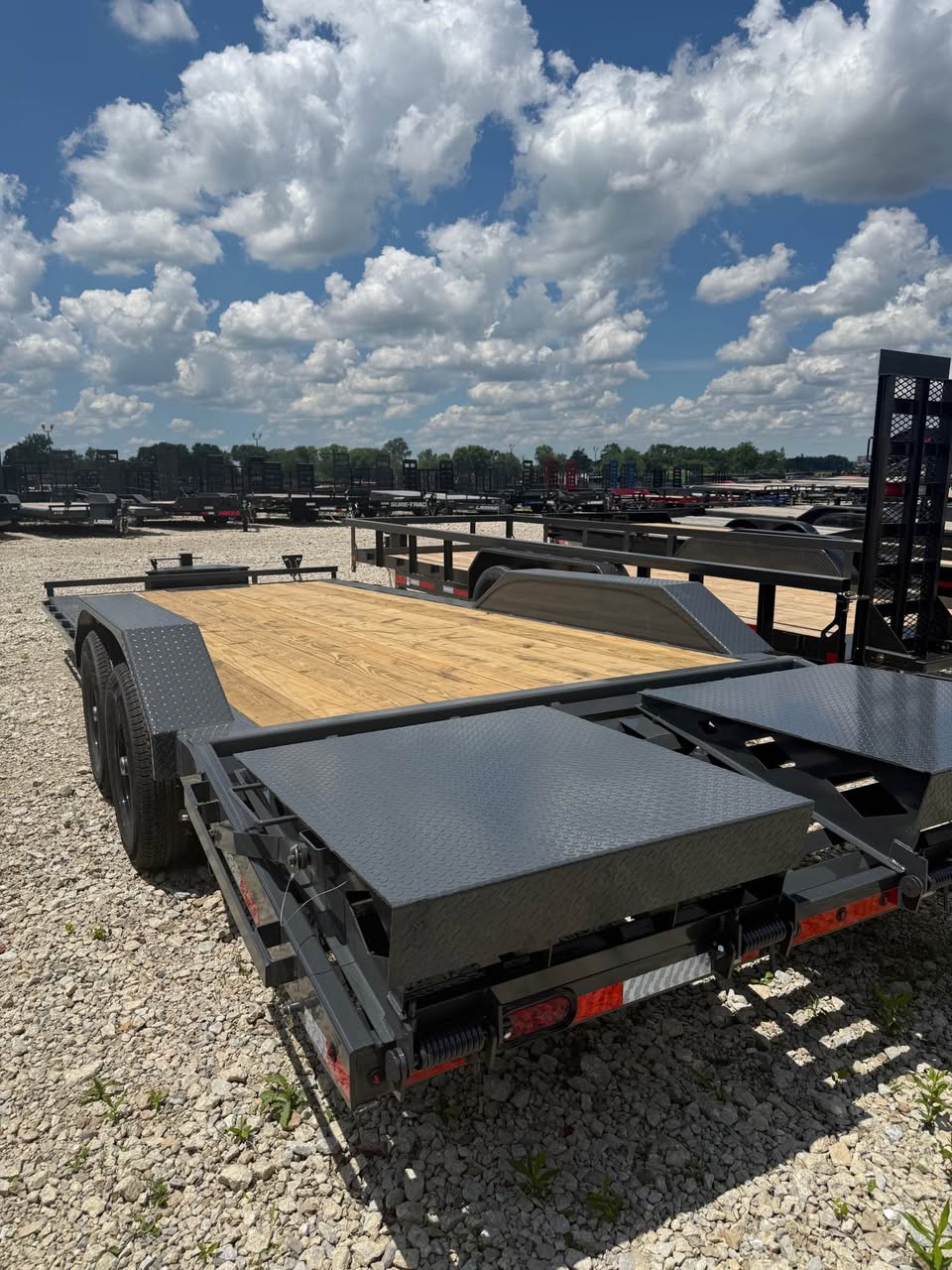 Lamar 102 x 22 Fender Equipment Trailer - SKU 155813 - Image 3
