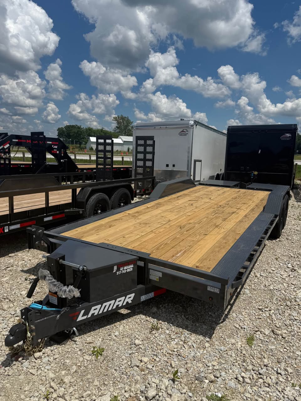 Lamar 102 x 22 Fender Equipment Trailer - SKU 155813 - Image 2