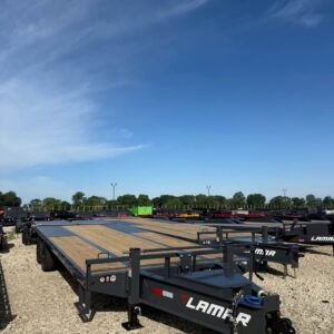 Lamar 102 x 25 Bumper Pull Flatbed Trailer - SKU 156417