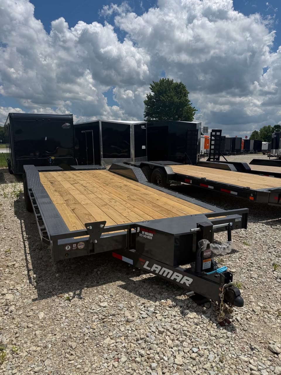 Lamar 102 x 22 Fender Equipment Trailer - SKU 155813