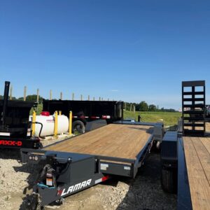Lamar 83 x 22 Fender Equipment Trailer - SKU 155822